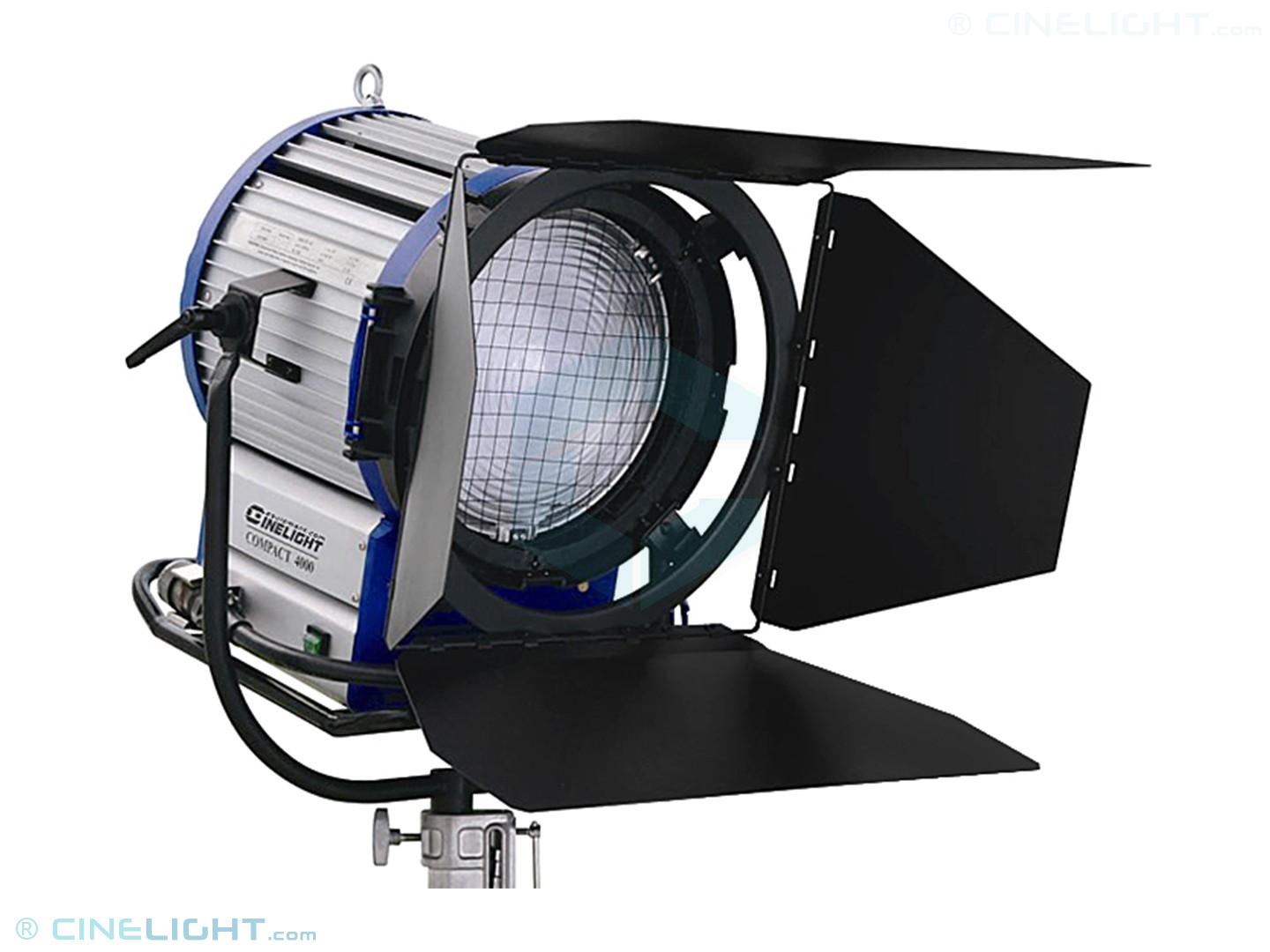 HMI Compact Fresnel 4000W Studio Lighting KIT with Electronic Ballast